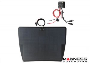 Nissan Pathfinder Flexible Solar Panel Kit - Complete Kit w/ Waterproof Controller + Hood Decal - 2004-2011 - 100W Nissan Pathfinder Flexible Solar Panel Kit - Complete Kit w/ Waterproof Controller + Hood Decal - 2004-2011 - 100W